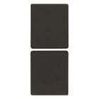 VIMAR - DUE MEZZI TASTI 1M FISSI NEUTRI NERO 31480.ZG