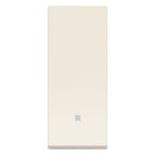 VIMAR - Tasto Allineato Neutro Canapa Intercambiabile Personalizzabile Comandi Domotici Knx Modulo 1M 31481.C