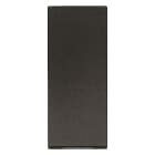 VIMAR - Tasto Verticale Nero Intercambiabile per Comandi Domotici e KNX, Illuminazione Modulare Neutra