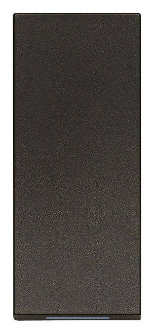 VIMAR - Tasto Verticale Nero Intercambiabile per Comandi Domotici e KNX, Illuminazione Modulare Neutra 31481S.G