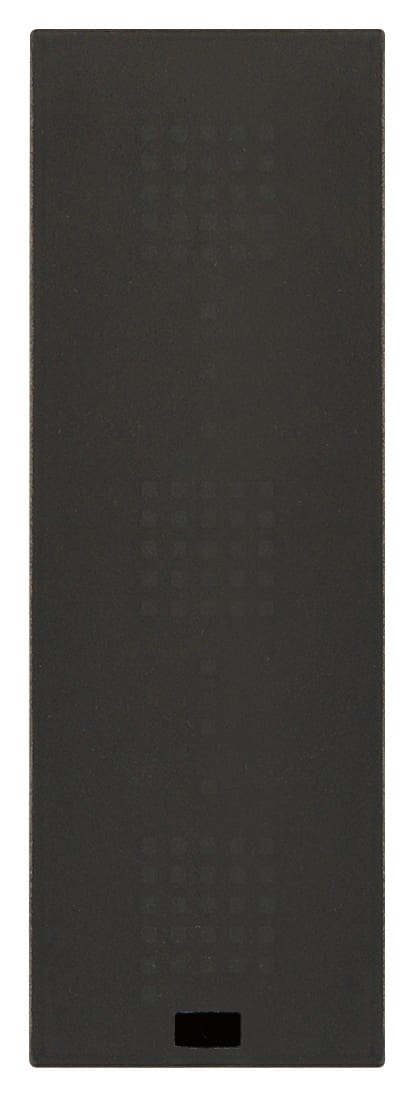 VIMAR - Comando XT By-me advanced 1M nero, apparecchio di comando Linea piattaforma XT per domotica By-me Plus, 2 pulsanti, funzione proximity, LED personalizzabile.
