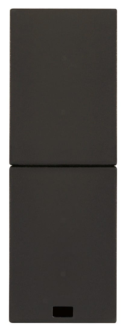 VIMAR - Comando doppio XT By-me advanced 1M nero, apparecchio di comando Linea piattaforma XT per domotica By-me Plus a 4 pulsanti, funzione proximity, LED stato e individuazione al buio, regolazione intensità, nero, 1 modulo frontale.