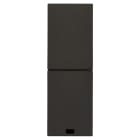 VIMAR - Comando doppio XT By-me advanced 1M nero, apparecchio di comando Linea piattaforma XT per domotica By-me Plus a 4 pulsanti, funzione proximity, LED stato e individuazione al buio, regolazione intensità, nero, 1 modulo frontale.