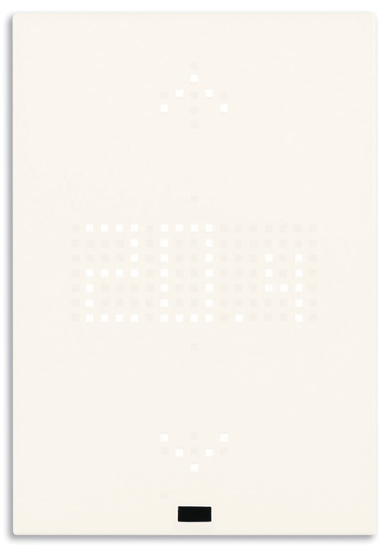 VIMAR - Termostato XT By-me 2M bianco per controllo temperatura ambiente, gestione impianti, comando fan-coil, retroilluminazione LED, 2 moduli.