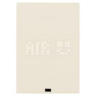 VIMAR - Multisensore XT By-me 2M canapa, comando domotica By-me Plus, termostato, umidostato, VOC, LED, 2 moduli, canapa.