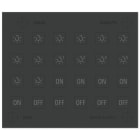 VIMAR - FOGLIO ETICHETTE XT 1M PERS. NERO