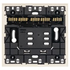 VIMAR - Supporto Elettrificato 2 Moduli Incasso Linea Piattaforma Xt per Scatole Ø 60 Mm Canapa