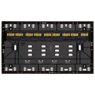 VIMAR - Supporto Elettrificato 4 Moduli Incasso Linea Piattaforma Xt con Viti per Scatole 4 Moduli - Nero 32604.G