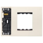 VIMAR - Supporto Misto Elettrificato per 1 Nodo e 1 Modulo Frontale Linea Piattaforma Xt con Viti per Scatole 3 Moduli 32613.C