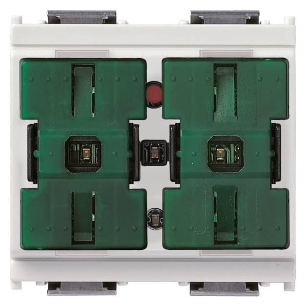 VIMAR - DUE PULSANTI BASCULANTI + RELE BIANCO R16966.B