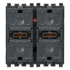 VIMAR - Ricambio Pulsanti Basculanti e Attuatore per Tapparella con Lamelle Orientabili e Uscita a Relè - 0,6 2A 120-230V~ con Tasti Intercambiabili