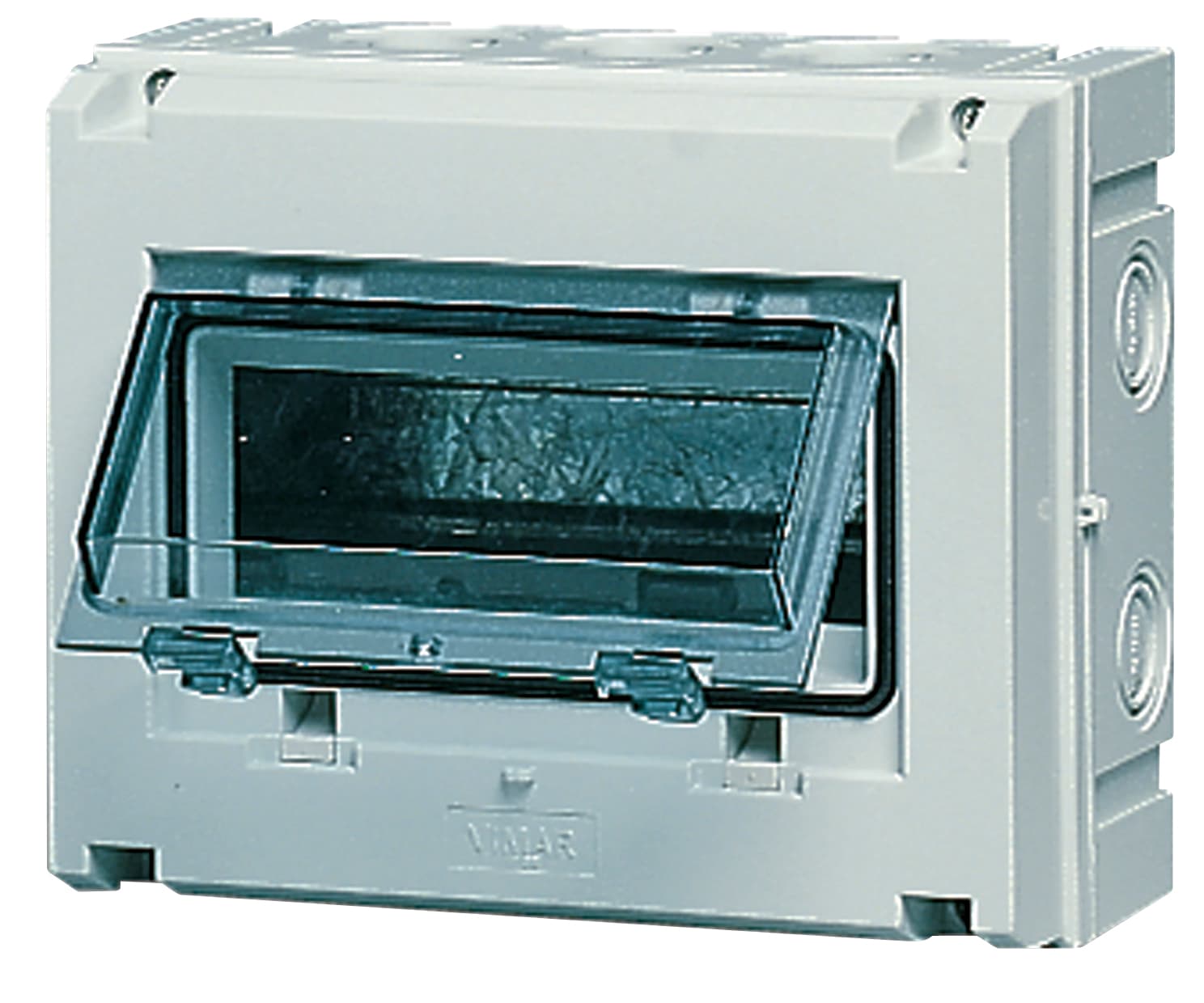 VIMAR - CENTRALINO PARETE 8M IP55 +PT GRIGIO V51008