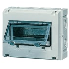 VIMAR - CENTRALINO PARETE 8M IP55 +PT GRIGIO V51008