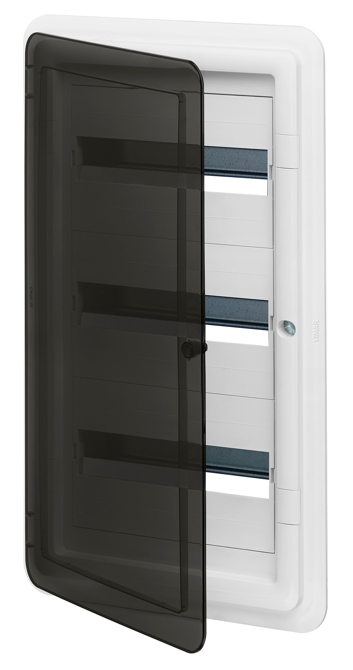 VIMAR - CENTRALINO ESTETICO INCASSO 36M FUME V53136