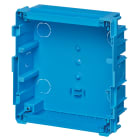 VIMAR - Scatola da Incasso Estetico 8 Moduli Azzurro per Pareti in Muratura 228x238x80 mm