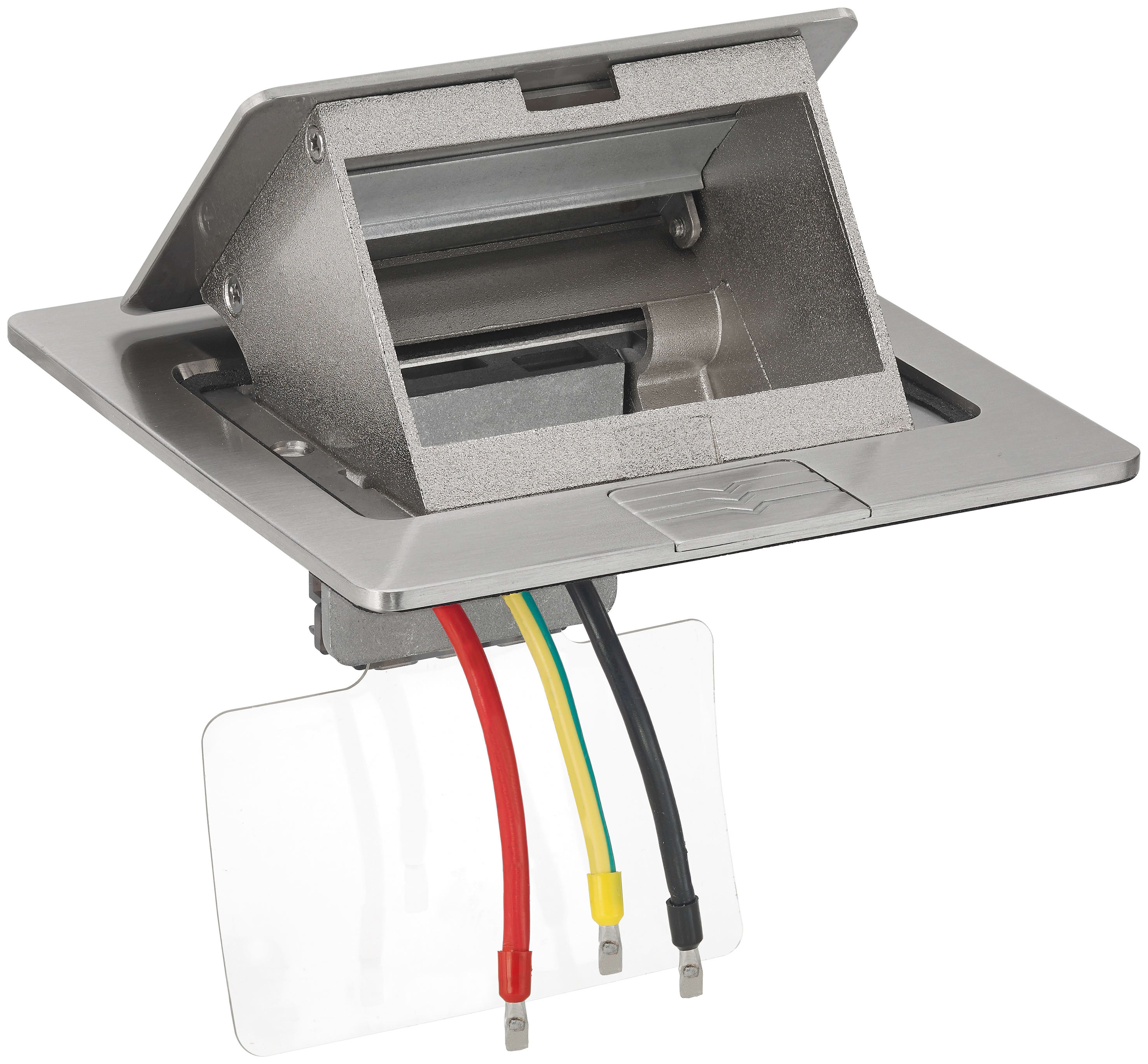 VIMAR - Torretta da Pavimento 3M Eikon Arké Plana per Installazione su Scatola V54903 con Supporto per Pavimento Flottante V54313