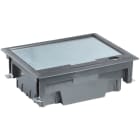 VIMAR - Torretta a scomparsa 12M con coperchio cavo per apparecchi Eikon, Arké e Plana su pavimento flottante con 2 supporti da 6 moduli