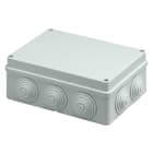 VIMAR - Scatola Derivazione Parete IP55 190x140x70mm Passacavi Acciaio Inox Grigio RAL 7035 V55107