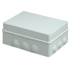 VIMAR - Scatola Derivazione Parete IP55 240x190x90mm Passacavi Acciaio Inox Grigio RAL 7035