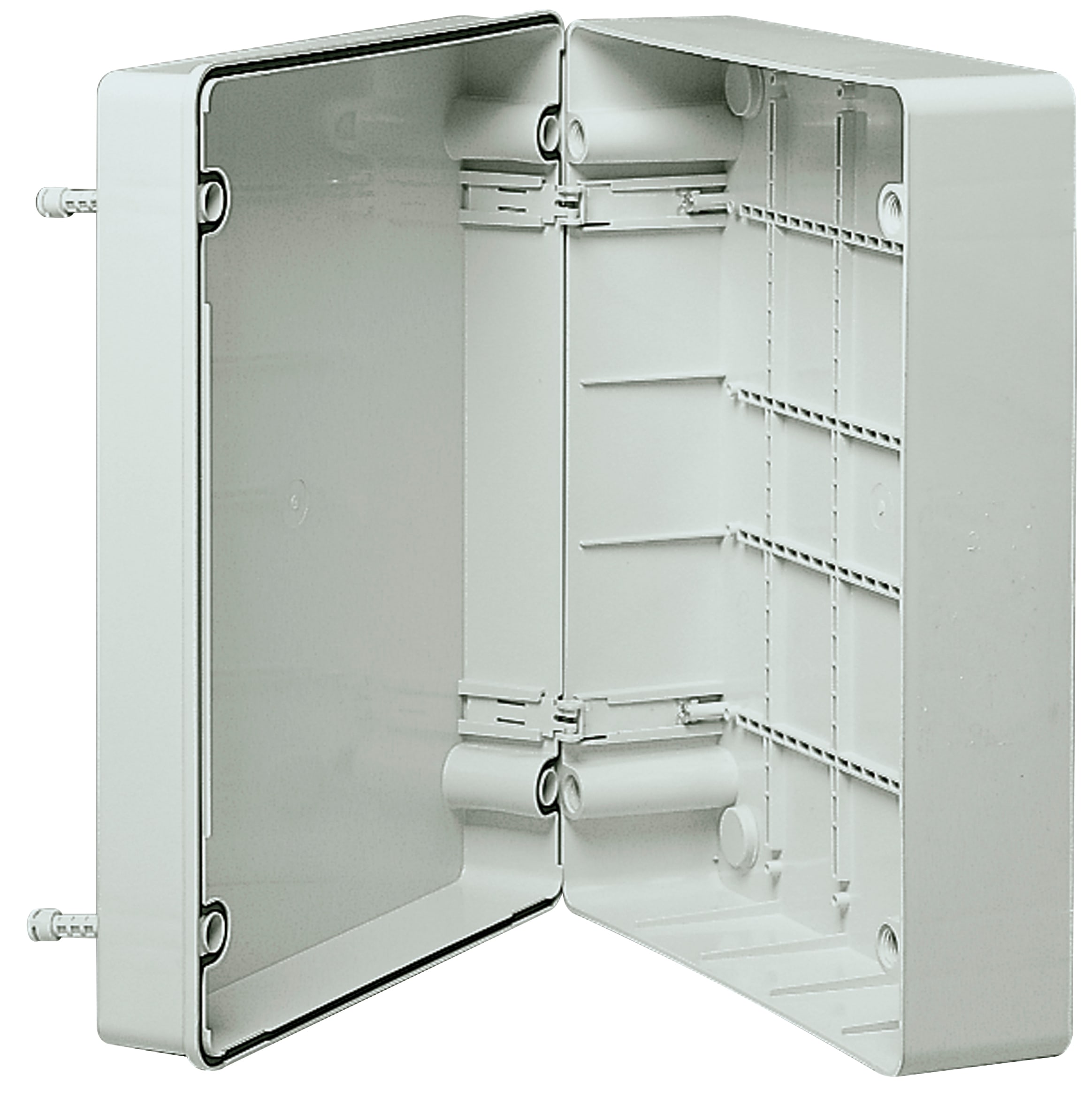 VIMAR - Scatola derivazione IP56 380x300x120mm con coperchio cieco fissato da viti, grigio RAL 7035