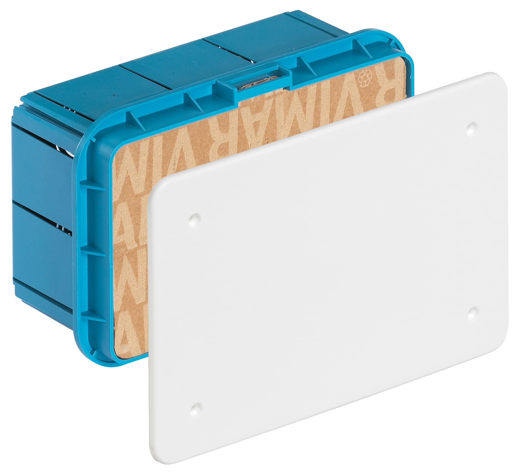 VIMAR - Scatola Derivazione Incasso 154x92x70mm con Coperchio Bianco e Viti Fissaggio - GW 650°C V70004