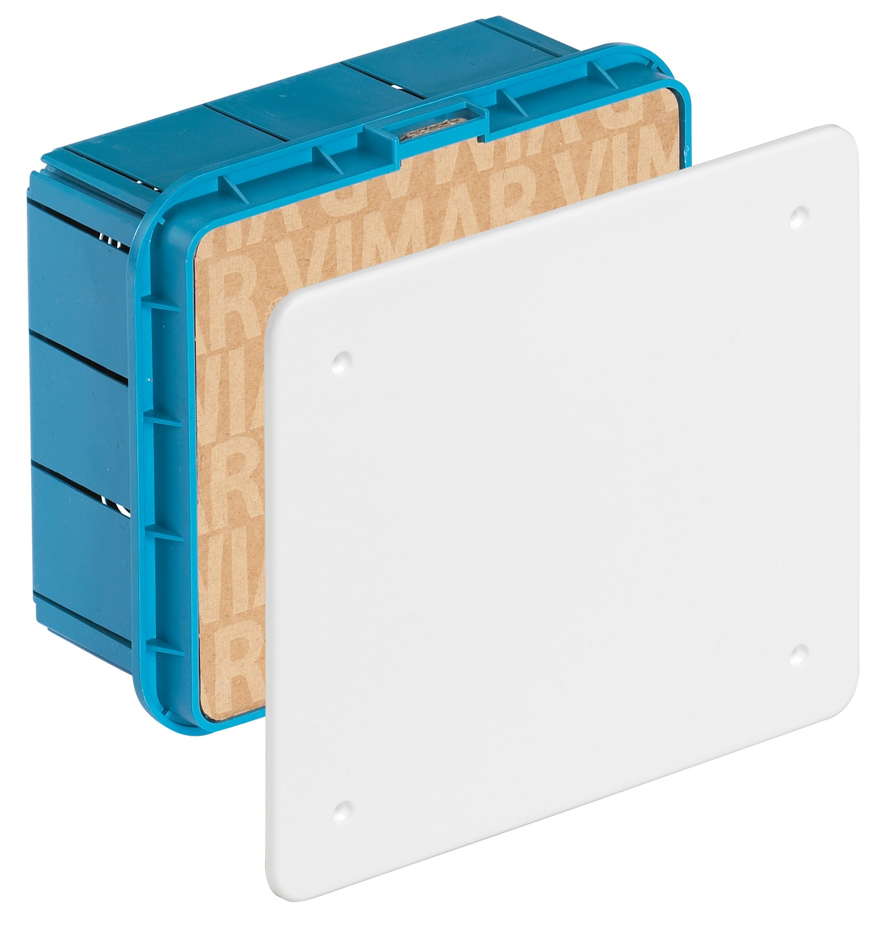 VIMAR - Scatola Derivazione Incasso 154x128x70mm con Coperchio Bianco e Viti Fissaggio Gw 650°C V70005