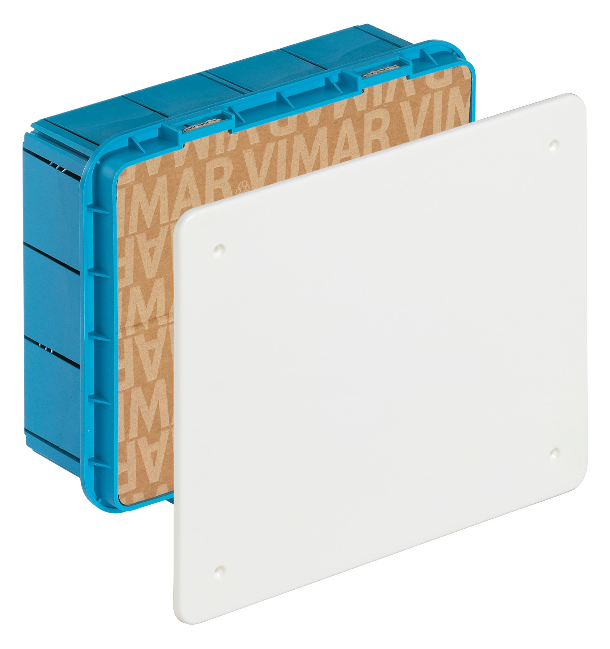 VIMAR - Scatola Derivazione Incasso 195x154x70mm con Coperchio Bianco e Viti Fissaggio Gw 650°C V70006