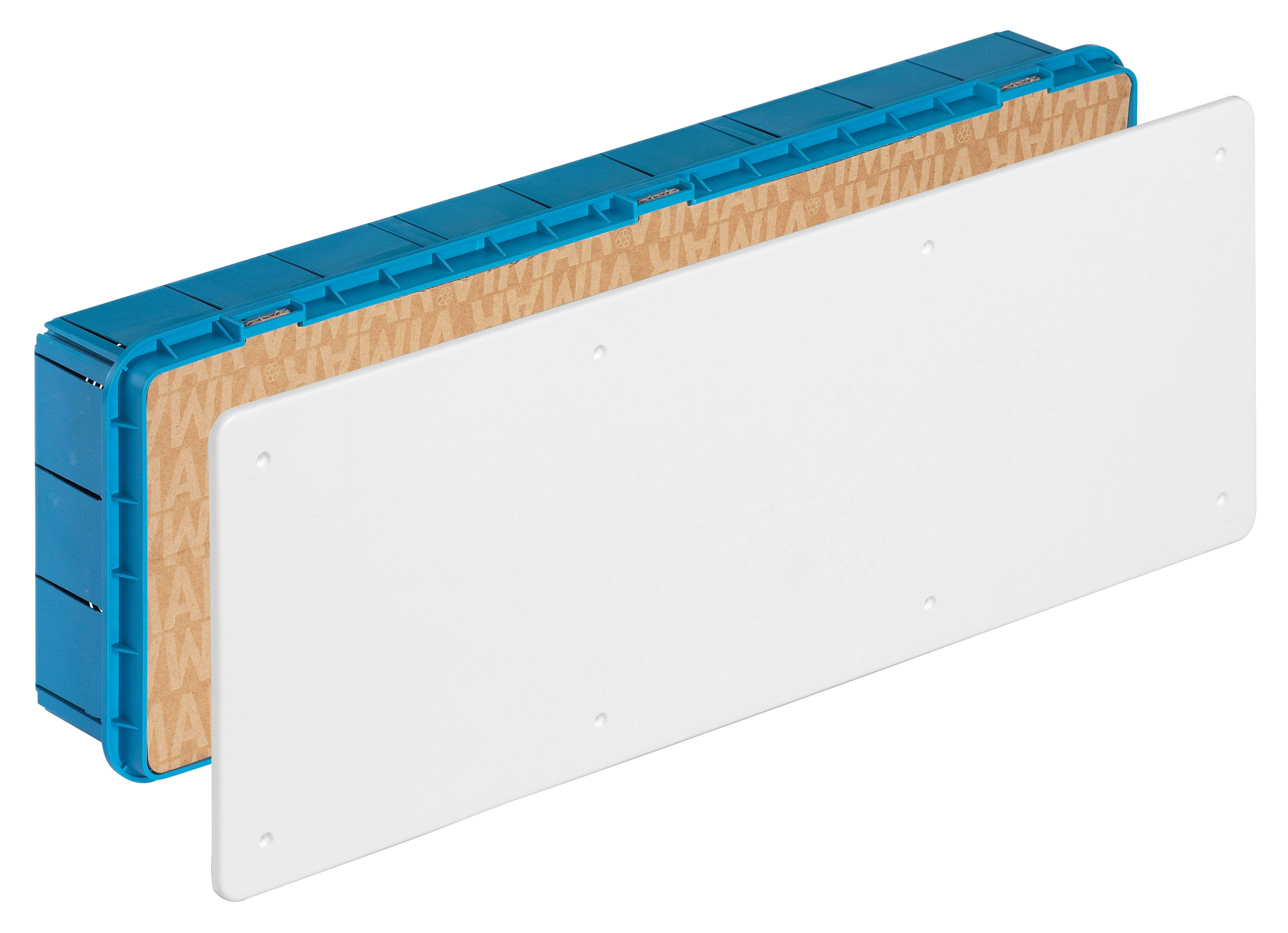 VIMAR - Scatola Derivazione Incasso 479x154x70mm con Coperchio Bianco e Viti Fissaggio Gw 650°C