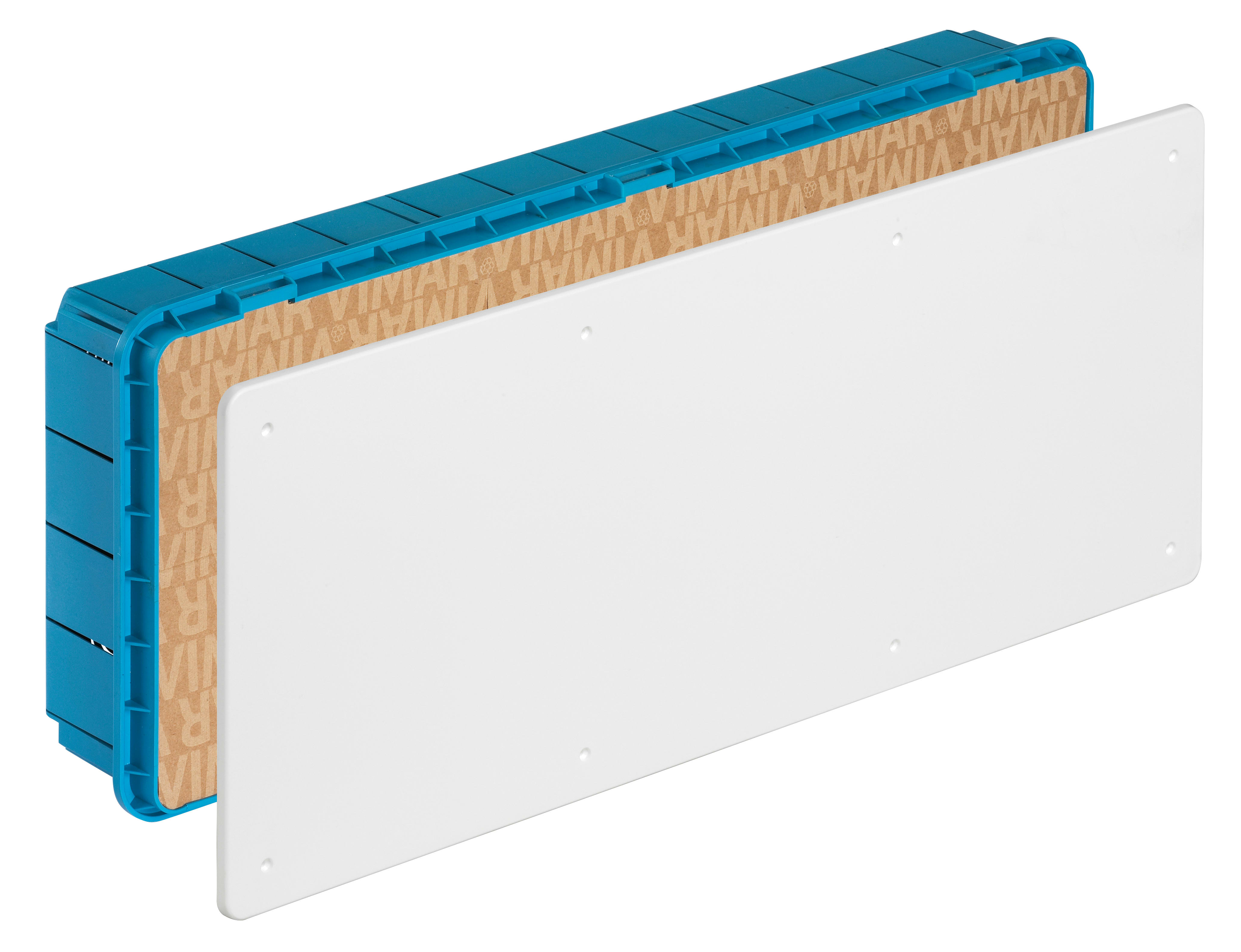 VIMAR - Scatola Derivazione Incasso 515x201x80mm con Coperchio Bianco e Viti Fissaggio Gw 650°C V70010