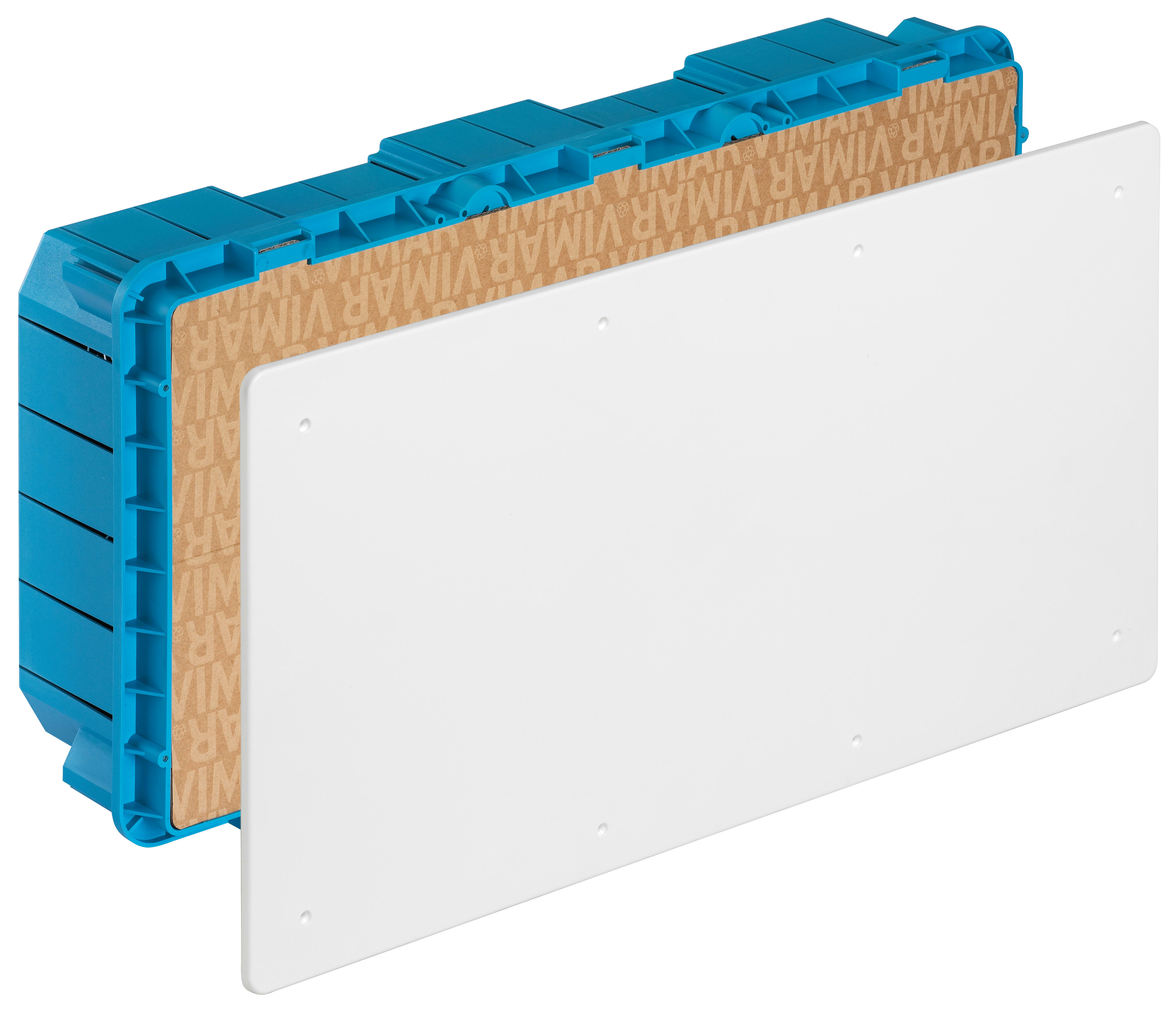 VIMAR - Scatola Derivazione Incasso 515x248x120 con Coperchio Bianco, 4 Separatori e 2 Giunti