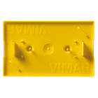 VIMAR - Coperchio antimalta protettivo per scatole 3M V71303 e V71303.Au, giallo