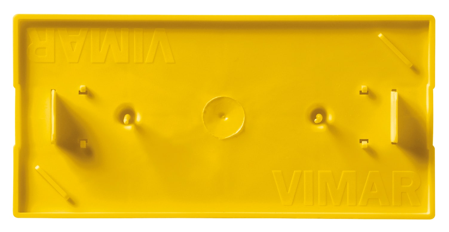 VIMAR - Coperchio antimalta protettivo per scatole V71304 e V71304.AU, giallo - 4M