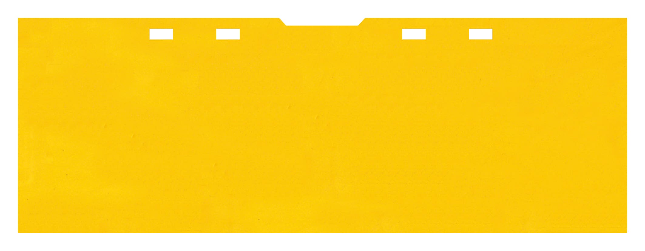 VIMAR - Separatore orizzontale giallo per scatole da incasso rettangolari V71320, V71321, V71620, V71720, 09920, 09921, crea vani elettricamente separati.