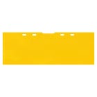 VIMAR - Separatore orizzontale giallo per scatole da incasso rettangolari V71320, V71321, V71620, V71720, 09920, 09921, crea vani elettricamente separati.