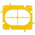 VIMAR - Accessorio multifunzione 3M per leggere e installare scatole 3 moduli su pareti leggere, con dima di centraggio e giunto per montaggio in batterie. V71573