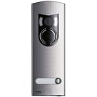 VIMAR - Placca A/V 2M Ik10 1 Tasto Acciaio - Moduli Placca Audio Video Acciaio Inox
