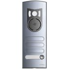VIMAR - Placca A/V 2M 1 Tasto E 3 Copriforo Alluminio Anodizzato Elettrolucidato