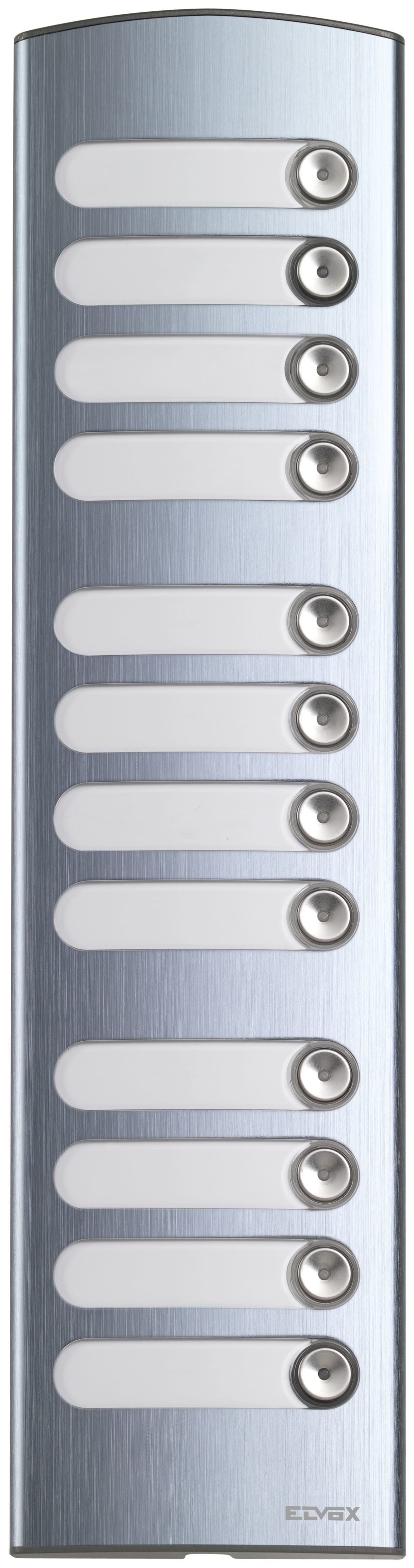 VIMAR - PLACCA SUPPL. 3M 12 TASTI ALLUMINIO