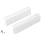 VIMAR - Coprimorsetti per Alimentatore 8M e 8 Moduli DIN con Viti di Fissaggio