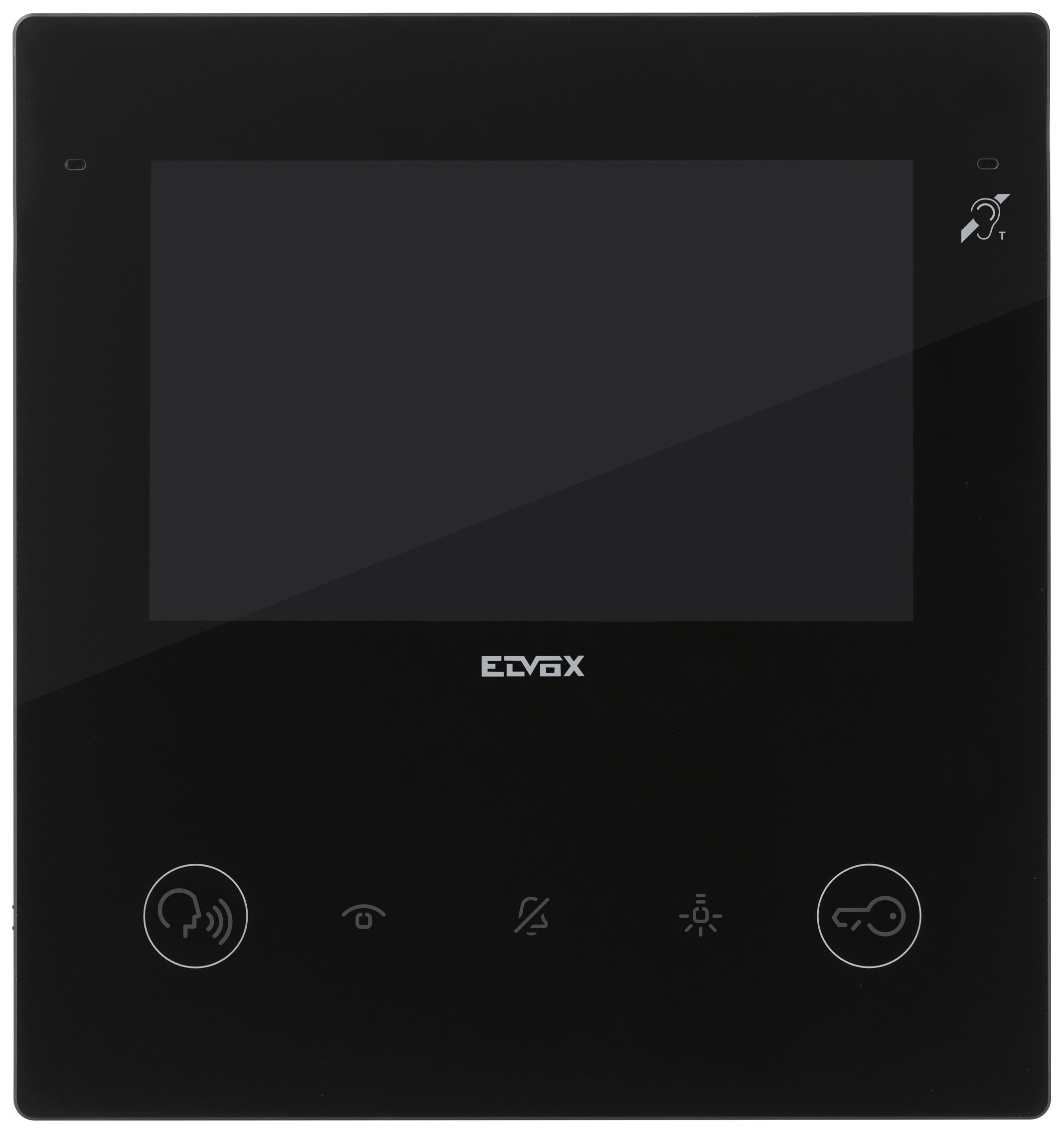 VIMAR - Videocitofono vivavoce Tab 5S Up nero, Wi-Fi, display touch 5 in, chiamate smartphone, teleloop, installazione a parete o semi-incasso.