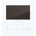 VIMAR - Videocitofono vivavoce Tab 5S Up Wi-Fi Due Fili Plus, display touch 5 in, app smartphone, teleloop, scenari VIEW Wireless, bianco.