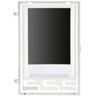 VIMAR - Display 3,5 in per moduli audio o video, 3 tasti retroilluminati a LED bianchi, 1 ingresso configurabile come pulsante apriporta, da completare con frontale.
