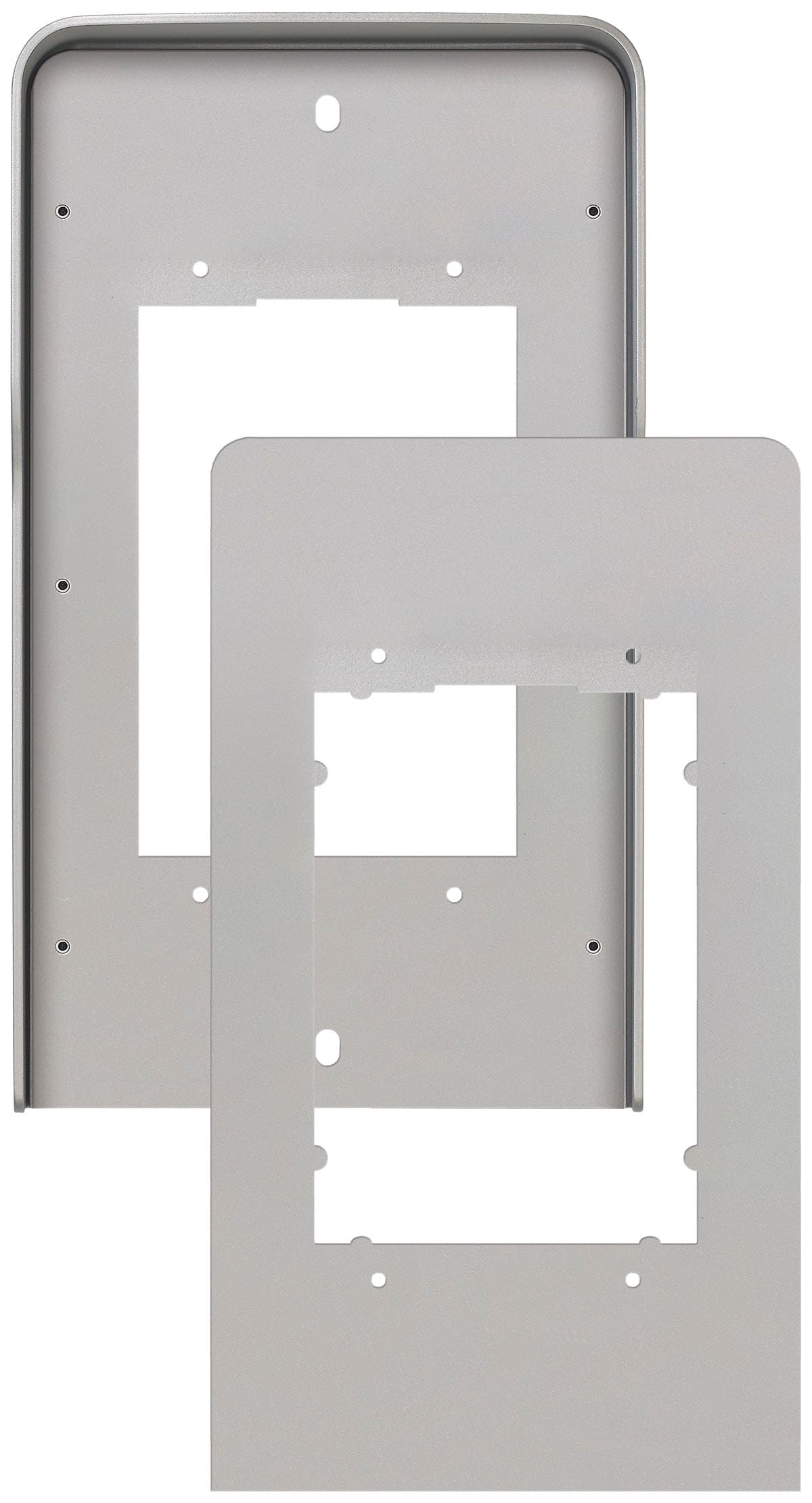 VIMAR - Adattatore Universale Grigio con Cornice Parapioggia per Targa Pixel 1 Modulo su Altre Scatole da Incasso