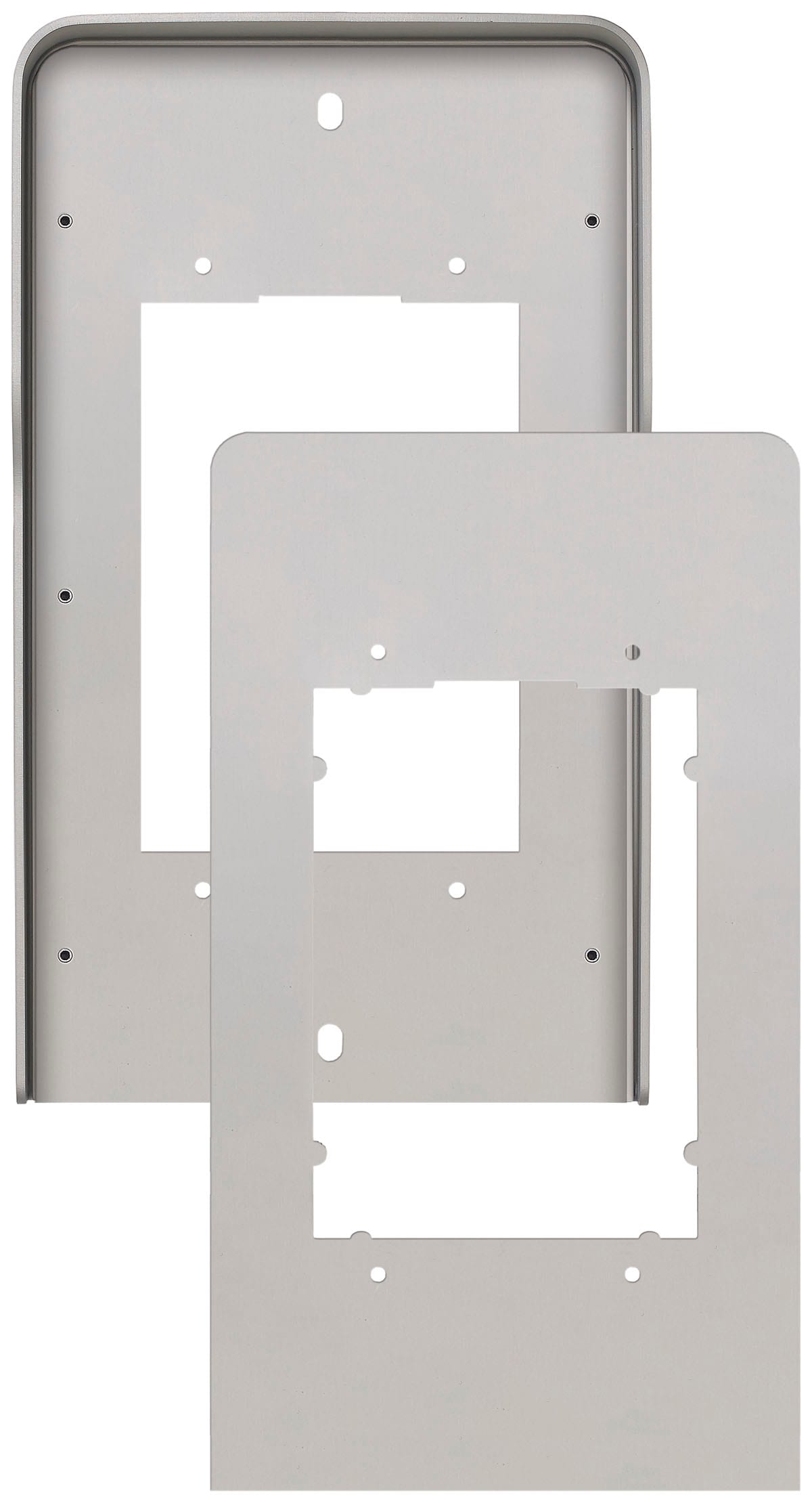VIMAR - Adattatore Universale Grigio Anod con Cornice Parapioggia per Targa Pixel 1 Modulo su Altre Scatole da Incasso