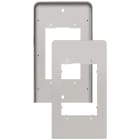 VIMAR - Adattatore Universale Grigio Anod con Cornice Parapioggia per Targa Pixel 1 Modulo su Altre Scatole da Incasso