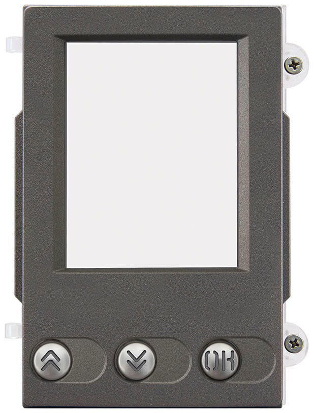 VIMAR - Modulo frontale display IK09 IP54, pixel heavy, per unità elettronica 41018, grigio sablé, protezione impatti meccanici esterni.