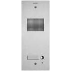 VIMAR - PLACCA STEELY 2F+ AUDIO 1 PULS. ACCIAIO