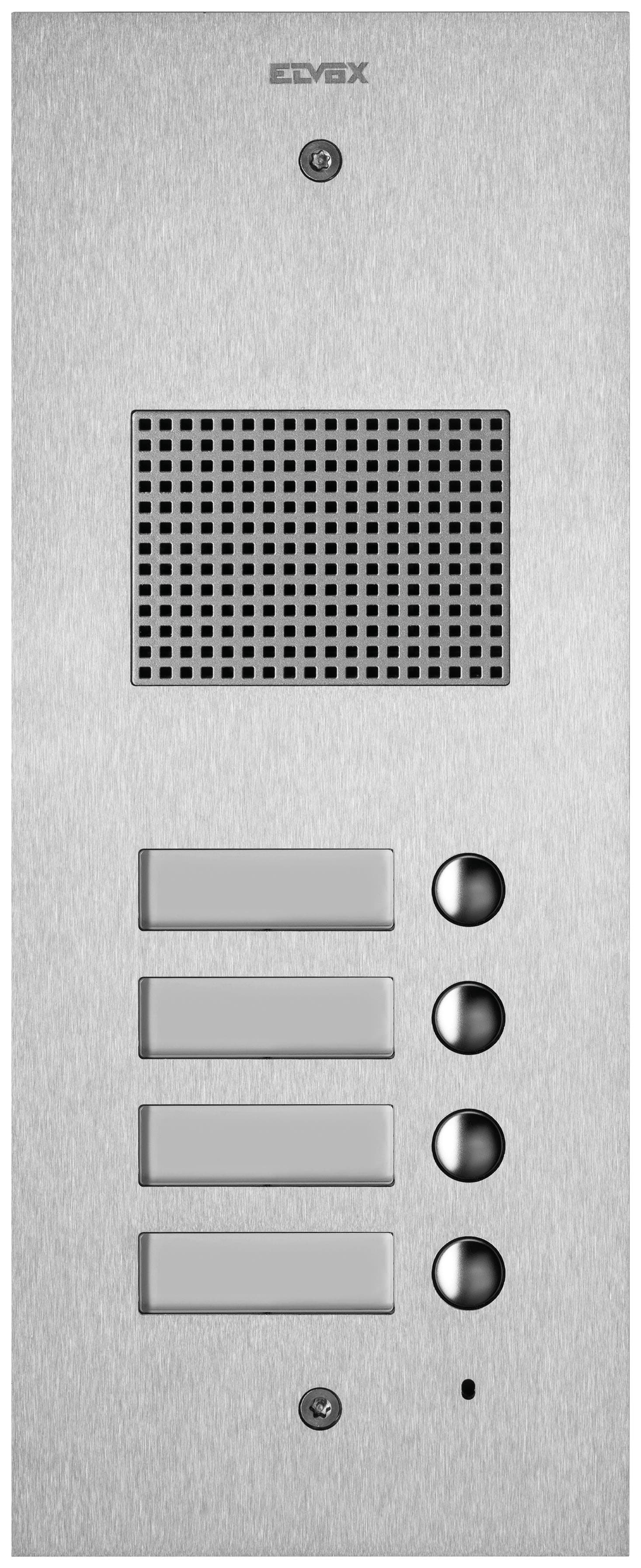 VIMAR - PLACCA STEELY 2F+ AUDIO 4 PULS. ACCIAIO