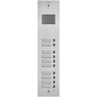 VIMAR - PLACCA STEELY 2F+ AUDIO 10 PULS. ACCIAIO