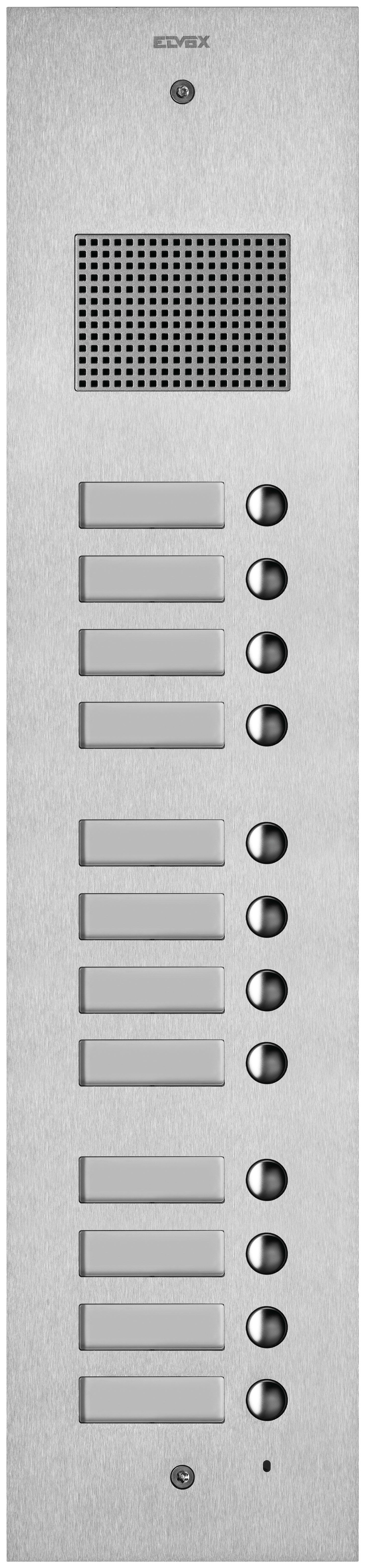 VIMAR - PLACCA STEELY 2F+ AUDIO 12 PULS. ACCIAIO